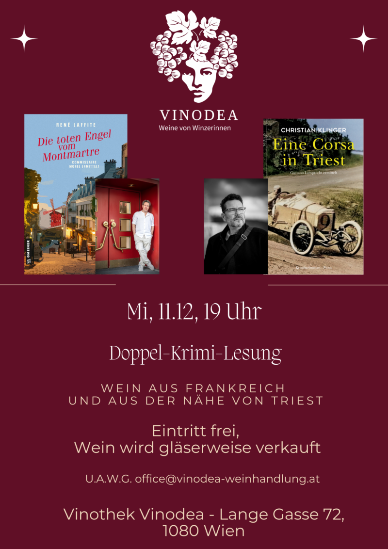 Vinodea | Weinhandlung | Weine von Winzerinnen | Shop | Lesung | Christian Schleifer | Christian Klinger